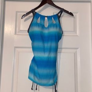 Free Country Turquoise Tankini Top